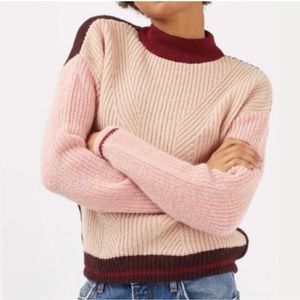 Topshop Multicolor Knit Sweater Size 4